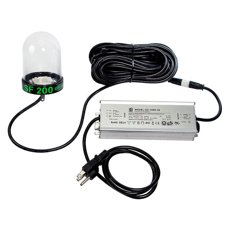 Hydro Glow - LED Underwater Dock Light - 200W, 50' Cord, Blue — Quality Boat Parts