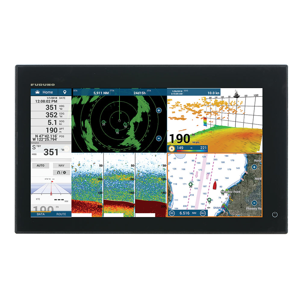 Furuno - NavNet TZtouch3 16" MFD with 1kW Dual Channel CHIRP™ Sounder & Internal GPS — Quality Boat Parts