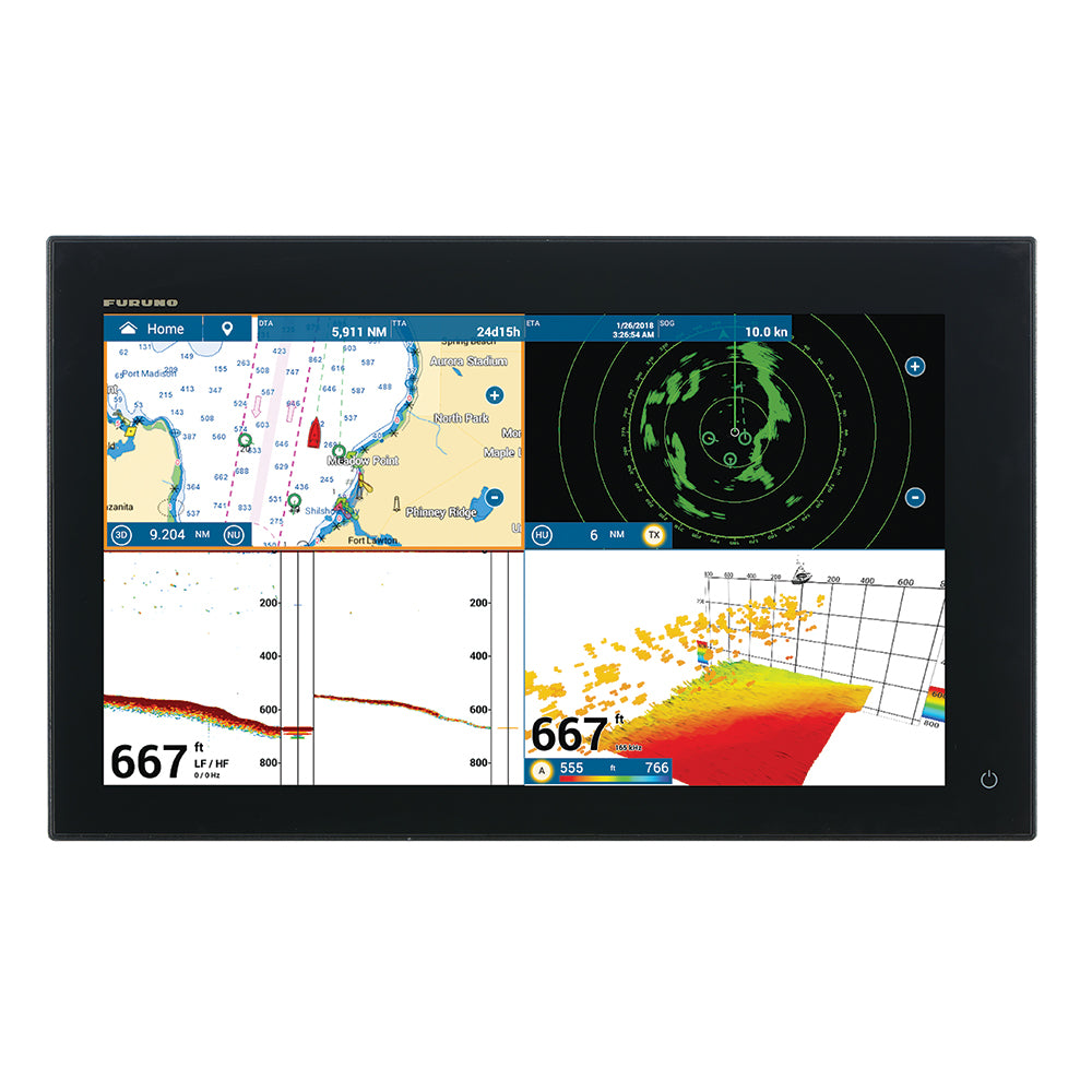 Furuno - NavNet TZtouch3 19" MFD with 1kW Dual Channel CHIRP™ Sounder — Quality Boat Parts