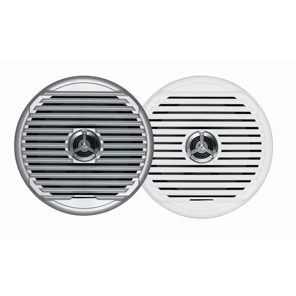 JENSEN - 6.5" MSX65R Speaker, White/Silver Grilles, 75W — Quality Boat Parts