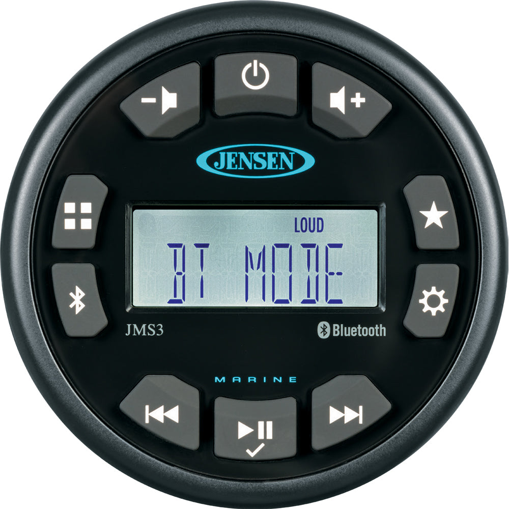 JENSEN - JMS3RTL Stereo w/AM/FM/BT, Single Zone — Quality Boat Parts