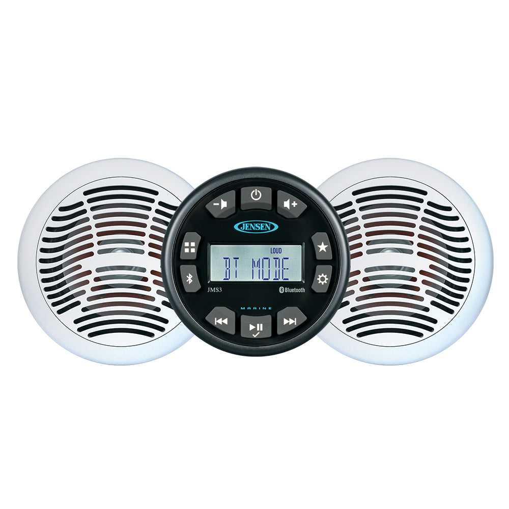 JENSEN - JMS3SPKG Stereo and 6.5" Speaker Package — Quality Boat Parts