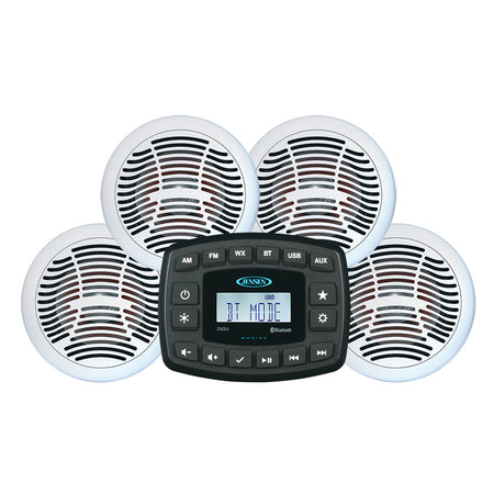 JENSEN - JMS4SPKG Stereo and 6.5" Speaker Package — Quality Boat Parts