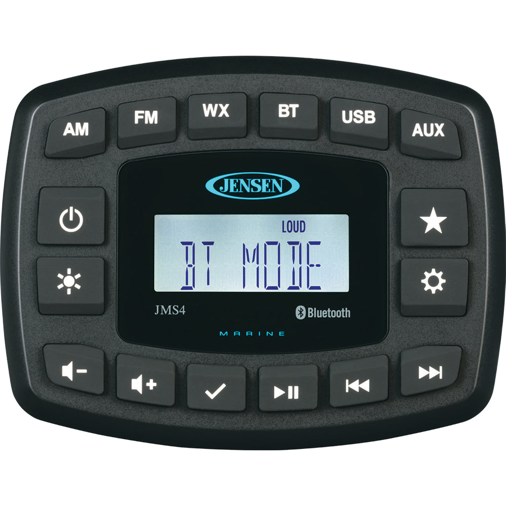JENSEN - JMS4RTL Stereo w/AM/FM/BT, Single Zone — Quality Boat Parts