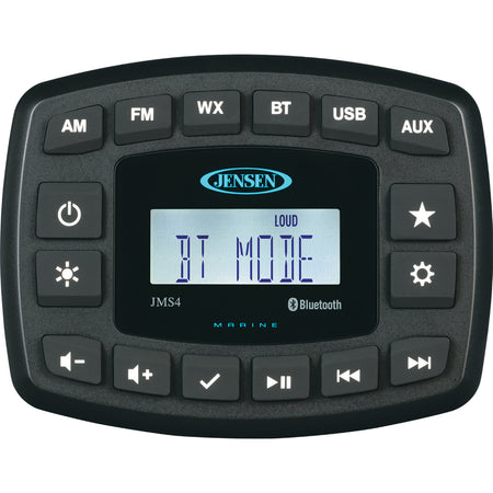 JENSEN - JMS4RTL Stereo w/AM/FM/BT, Single Zone — Quality Boat Parts