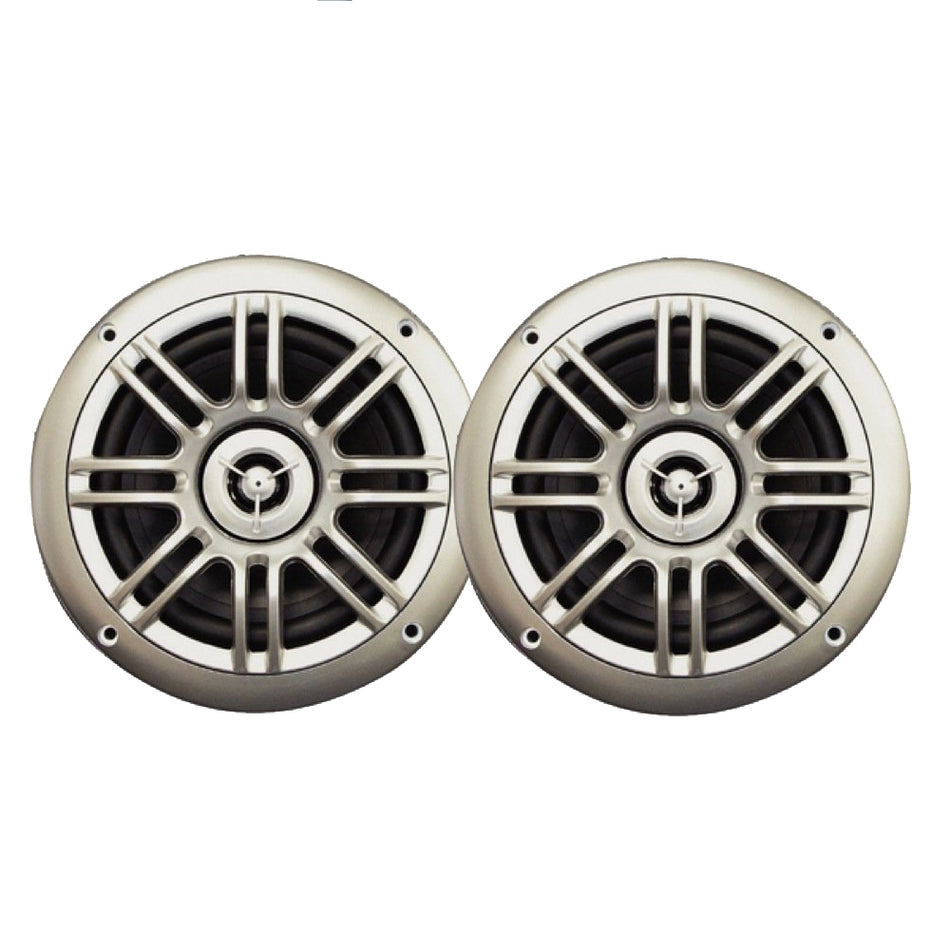 Milennia - 6.5" SPK652S Speakers - 150W, 76dB, Silver — Quality Boat Parts