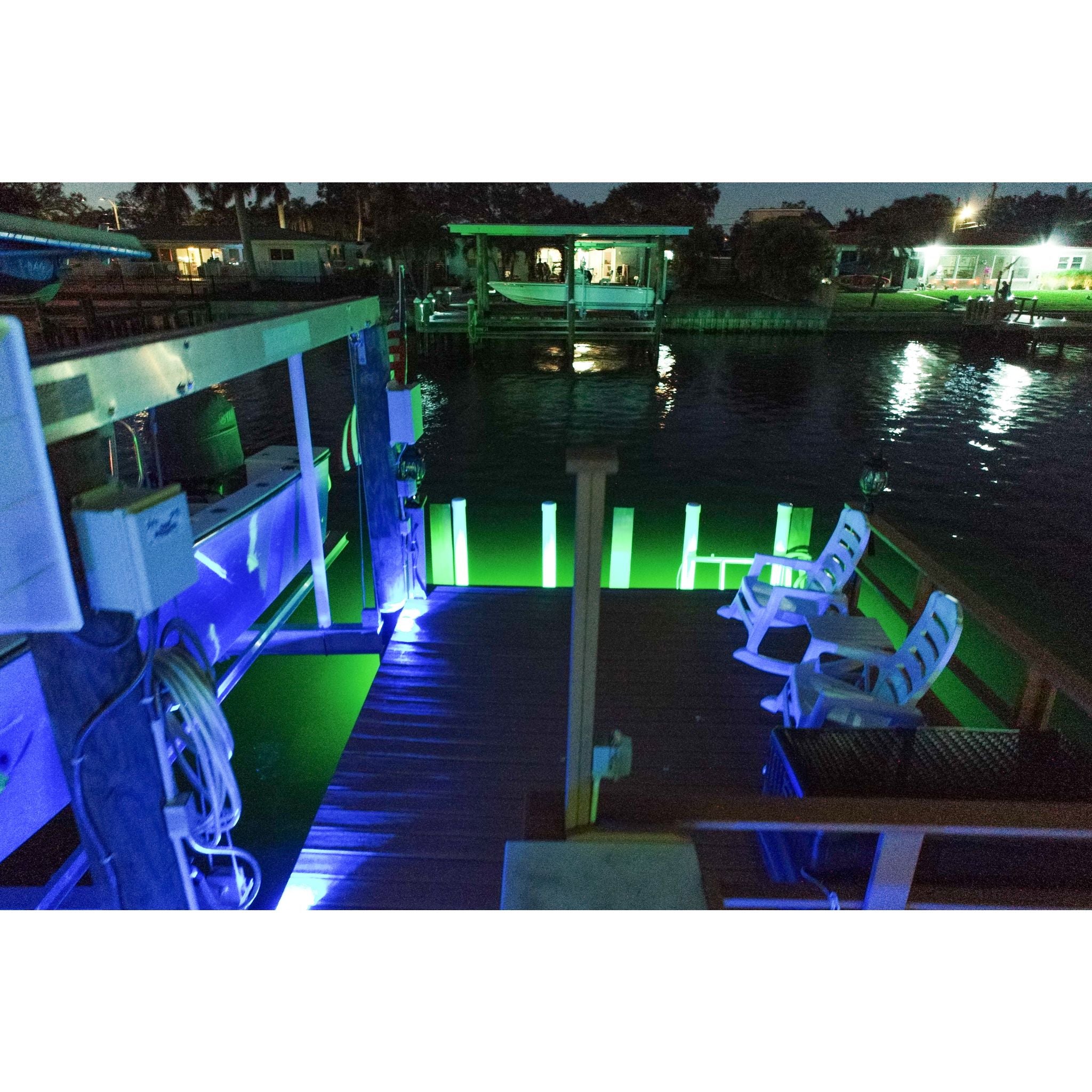 320 Watts Apollo Dock Lighting System - POCO Command Center - Blue/White — Quality Boat Parts