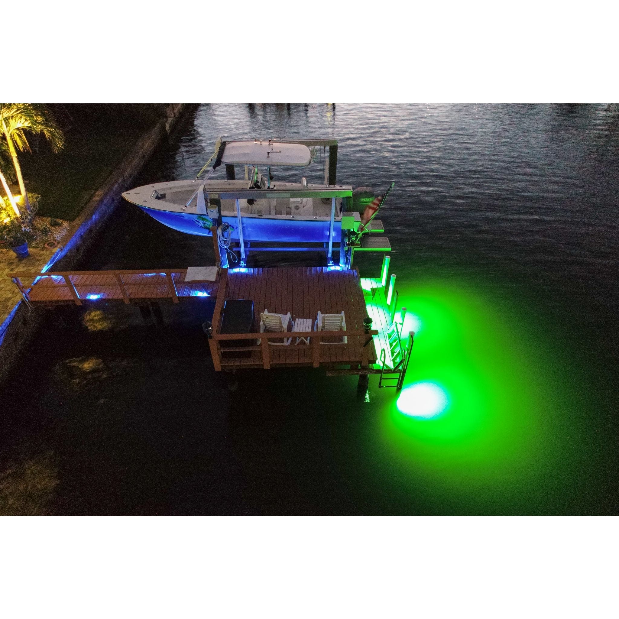 320 Watts Apollo Dock Lighting System - POCO Command Center - Blue/White — Quality Boat Parts