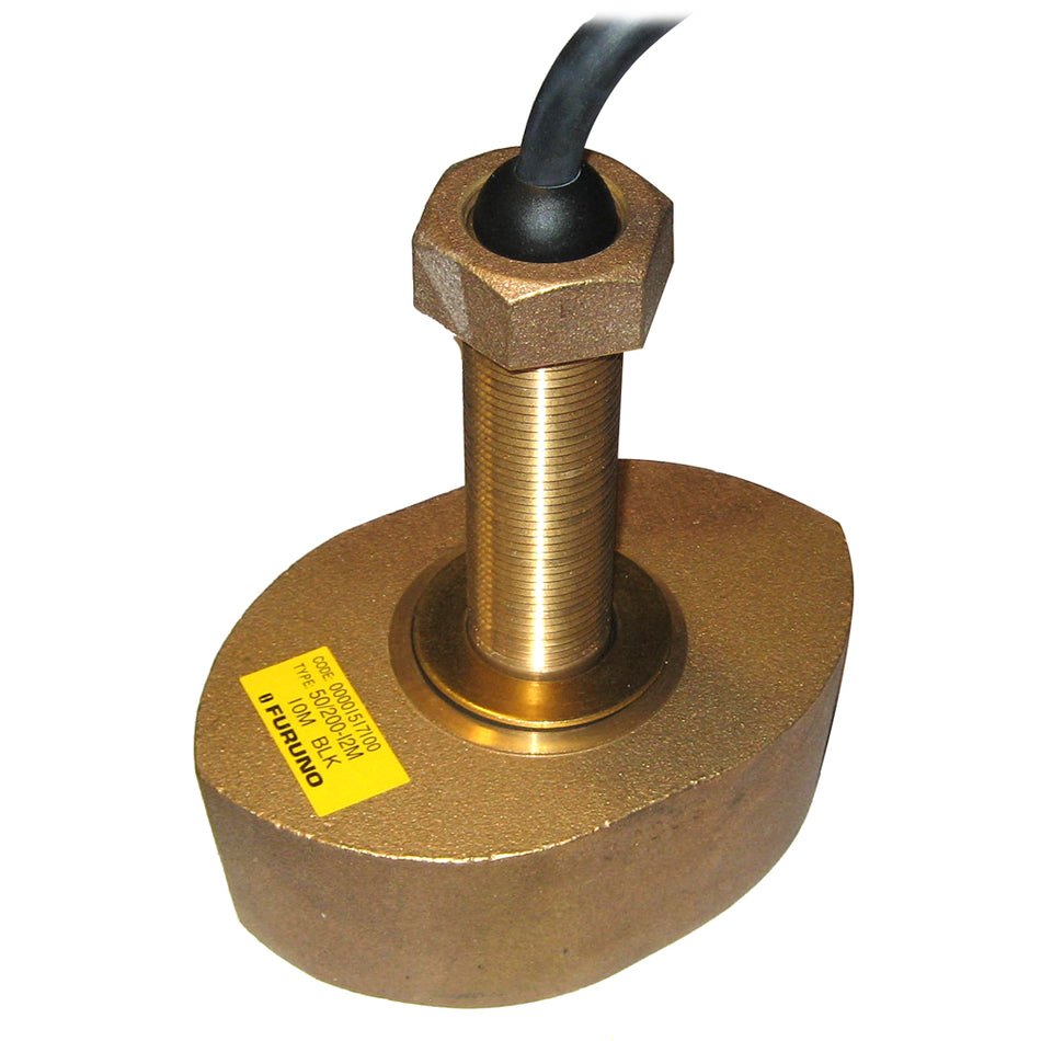 Furuno - CA50/200/12M Bronze Thru-Hull Transducer, 1kW (No Plug) — Quality Boat Parts
