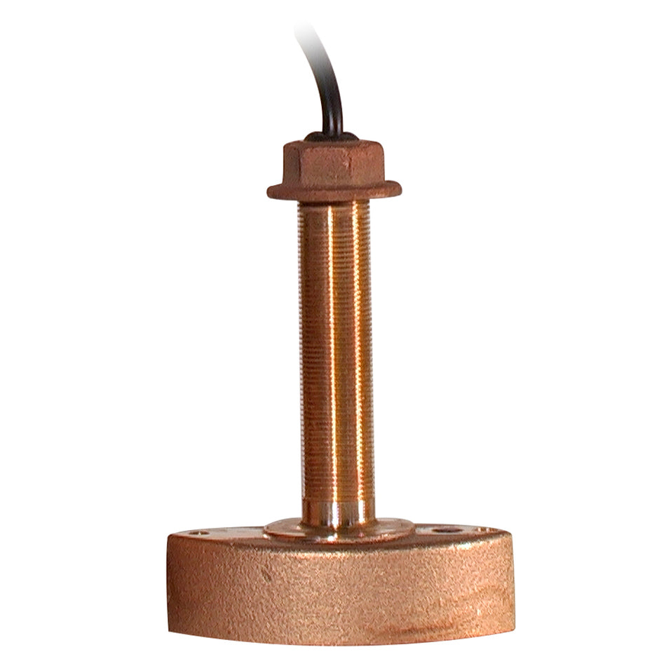 Furuno - Bronze Thru-Hull Transducer with Temp, 600W (8-Pin) — Quality Boat Parts