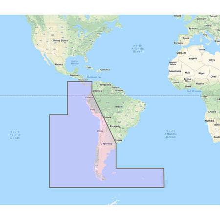 Furuno - South America West Coast - Costa Rica to Chile to Falklands Vector Charts - Unlock Code — Quality Boat Parts