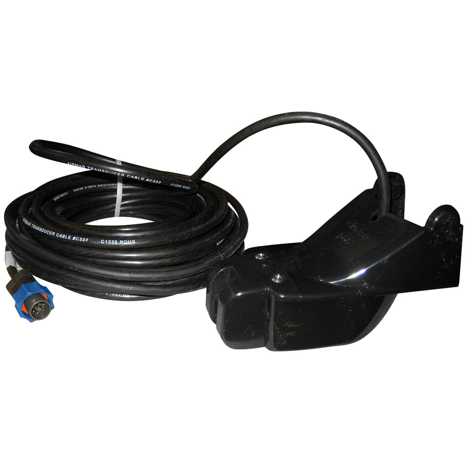 Lowrance - P66-BL Transom Mount Triducer Multisensor Blue Connector — Quality Boat Parts