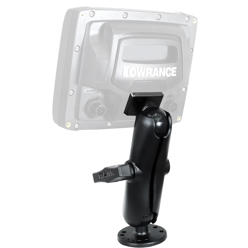 Lowrance - RAM 1.5" Mark/Elite 5" Series Quick Release Mount — Quality Boat Parts