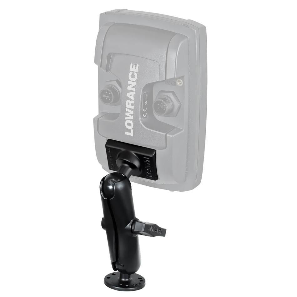 Lowrance - RAM 1" Mark/Elite 4" Series Quick Release Mount — Quality Boat Parts