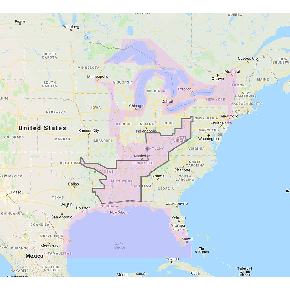 Furuno - Gulf of Mexico, Great Lakes & Rivers - Vector Chart & Standard Resolution Satellite Photos f/Part of the Great Lakes - Unlock Code — Quality Boat Parts