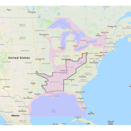 Furuno - Gulf of Mexico, Great Lakes & Rivers - Vector Chart & Standard Resolution Satellite Photos f/Part of the Great Lakes - Unlock Code — Quality Boat Parts