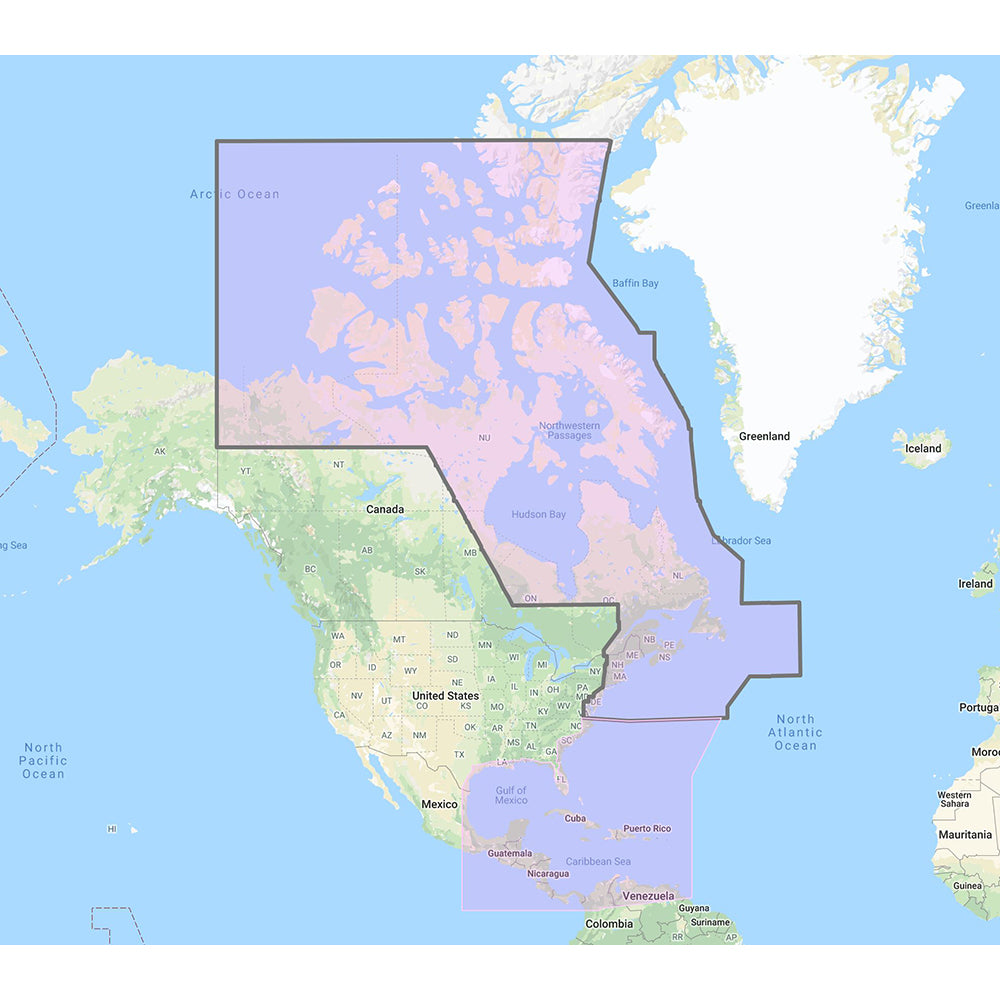 Furuno - US & Canada Atlantic Coast, Gulf of Mexico, Caribbean Bahamas and Central America Vector Charts - Unlock Code — Quality Boat Parts