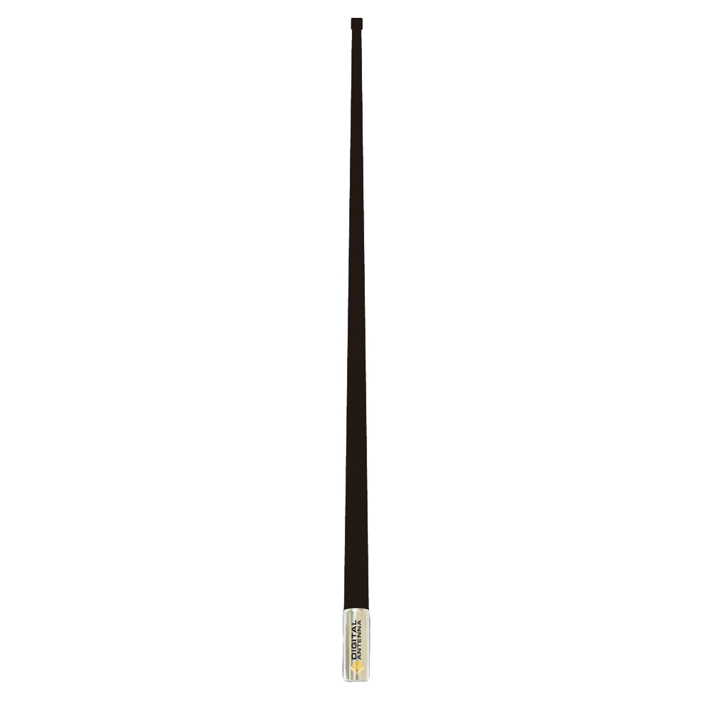 Digital Antenna - 538-AB-S 8' AM/FM Stereo Antenna, Black — Quality Boat Parts