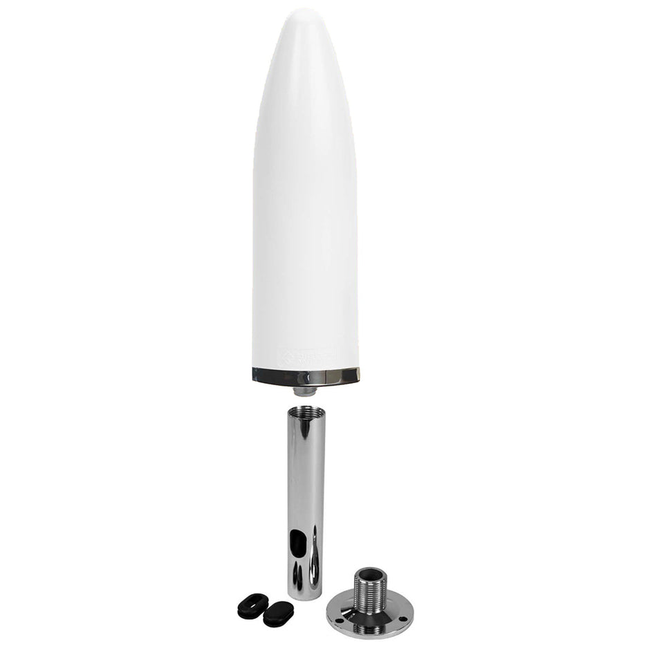Digital Antenna - 1664-PW Wideband 4G/5G/LTE/WiFi Omni with F114 & DM194 Deck Mount — Quality Boat Parts