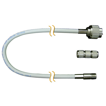 Digital Antenna - RG-8X Cable with N Male, Mini-UHF Female — Quality Boat Parts