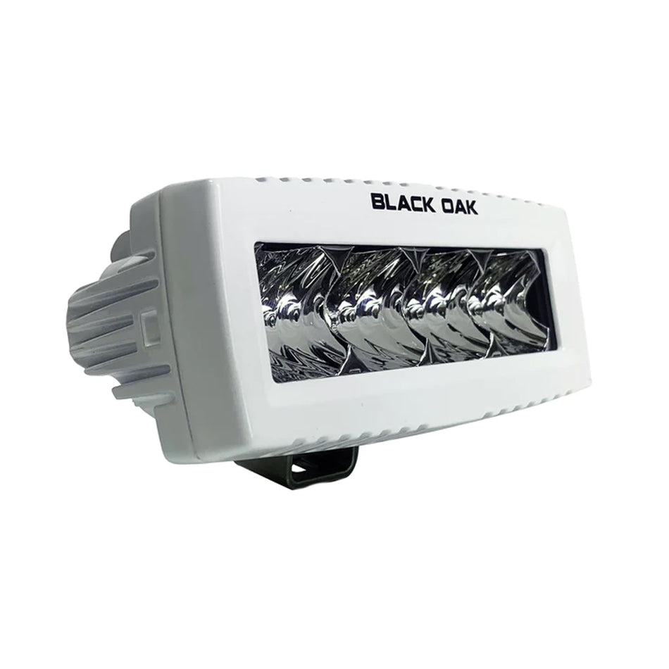 Black Oak - Pro Series Spreader Light Flood - 4", 20W, White — Quality Boat Parts