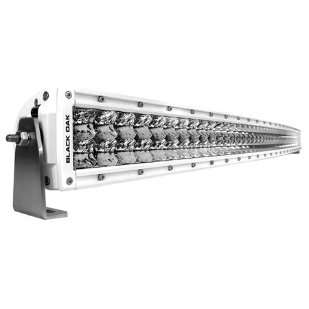 Black Oak - Pro Series Curved Double Row Combo Light Bar - 50", 500W, White — Quality Boat Parts
