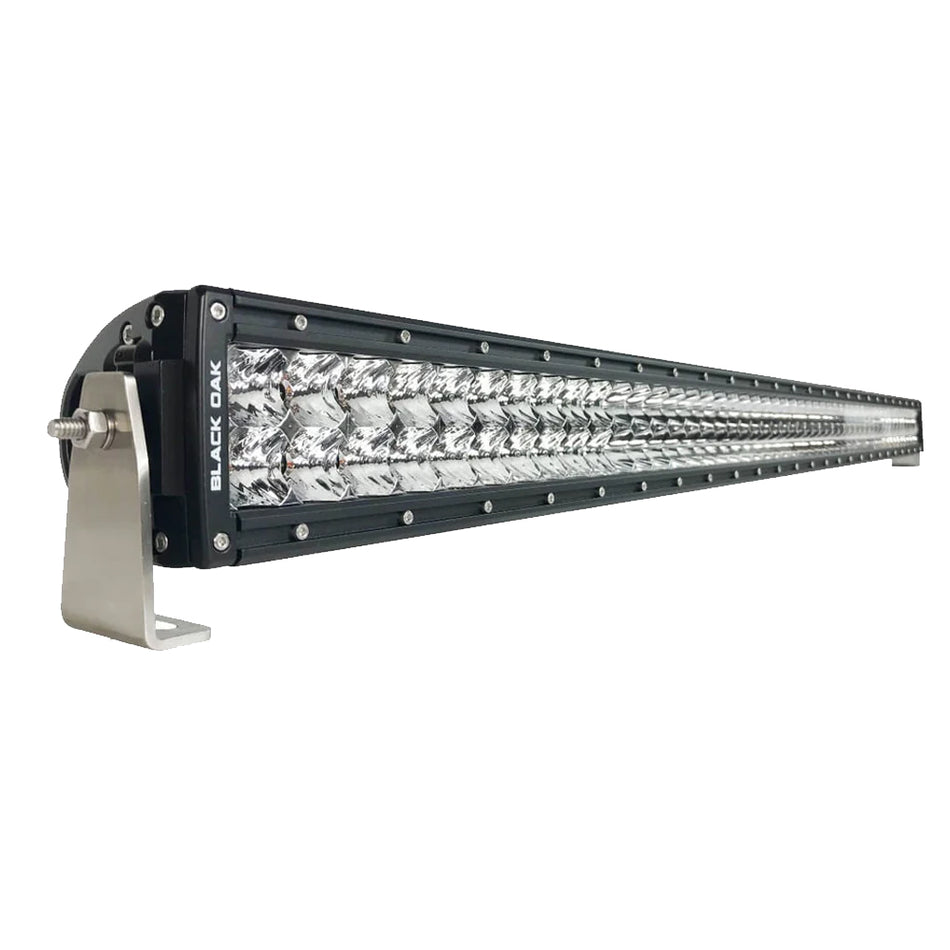 Black Oak - Pro Series Double Row Combo Light Bar - 50", 500W, Black — Quality Boat Parts