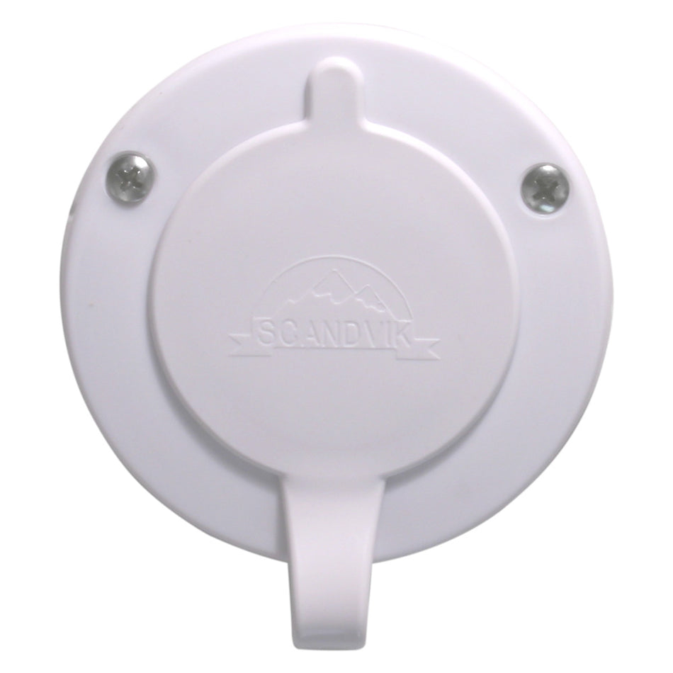 Scandvik - White Vertical Cup & Cap - For Scandvik PN 1075 — Quality Boat Parts