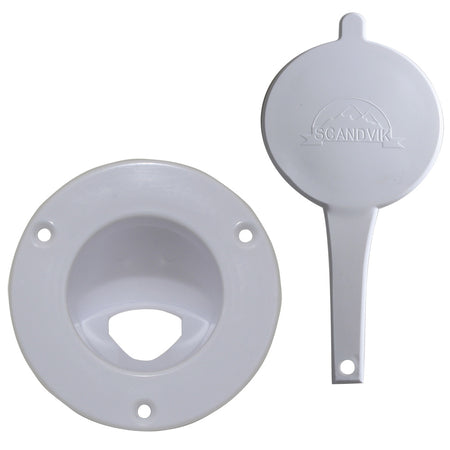 Scandvik - White Vertical Cup & Cap - For Scandvik PN 1075 — Quality Boat Parts