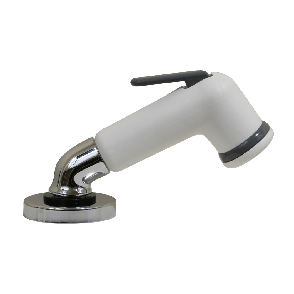 Scandvik - Elbow Sprayer - Handle Pull Out, White, With 6' Hose — Quality Boat Parts
