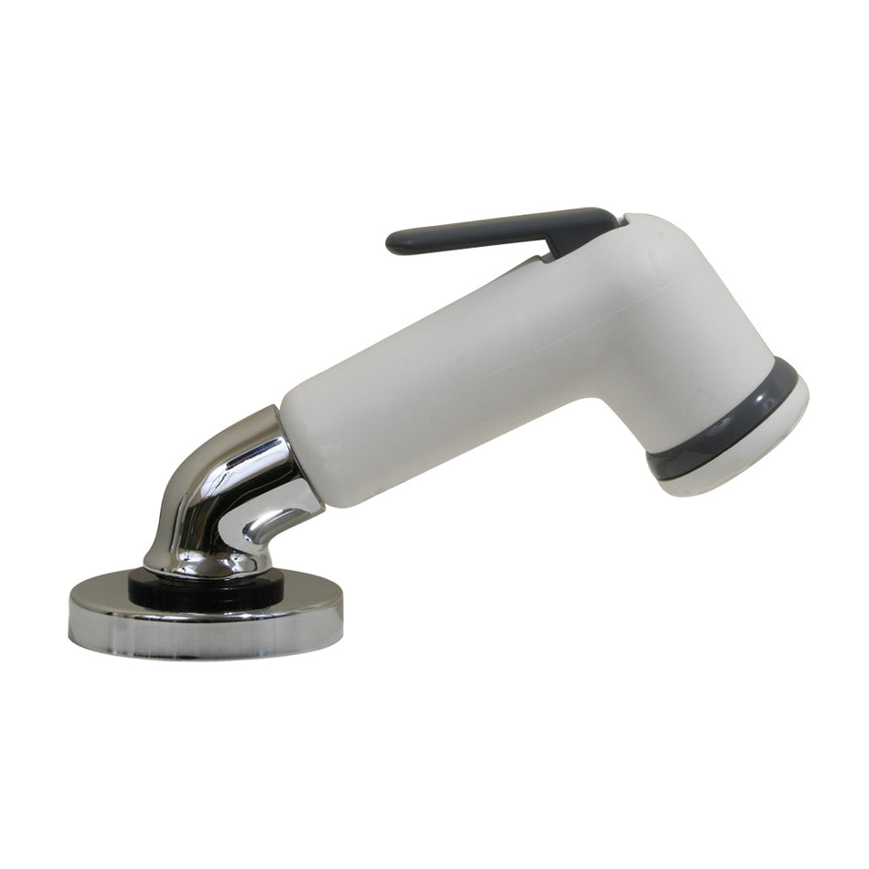 Scandvik - Elbow Sprayer - Handle Pull Out, White, With 6' Hose — Quality Boat Parts
