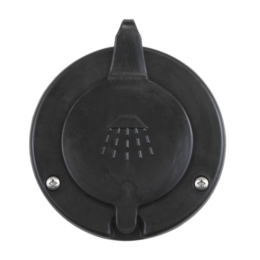 Scandvik - Black Cap & Container - For Scandvik Recessed Shower — Quality Boat Parts