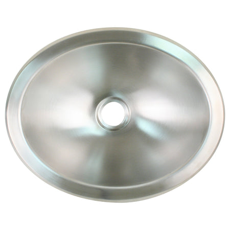 Scandvik - Oval Sink - Brushed Stainless Steel, 13.25" x 10.5" — Quality Boat Parts