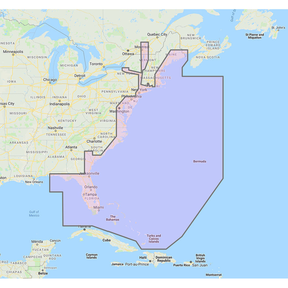 Furuno - U.S. East Coast, Bahamas & Bermuda - Vector Charts & Standard Resolution Satellite Photos f/Bahamas - Unlock Code — Quality Boat Parts