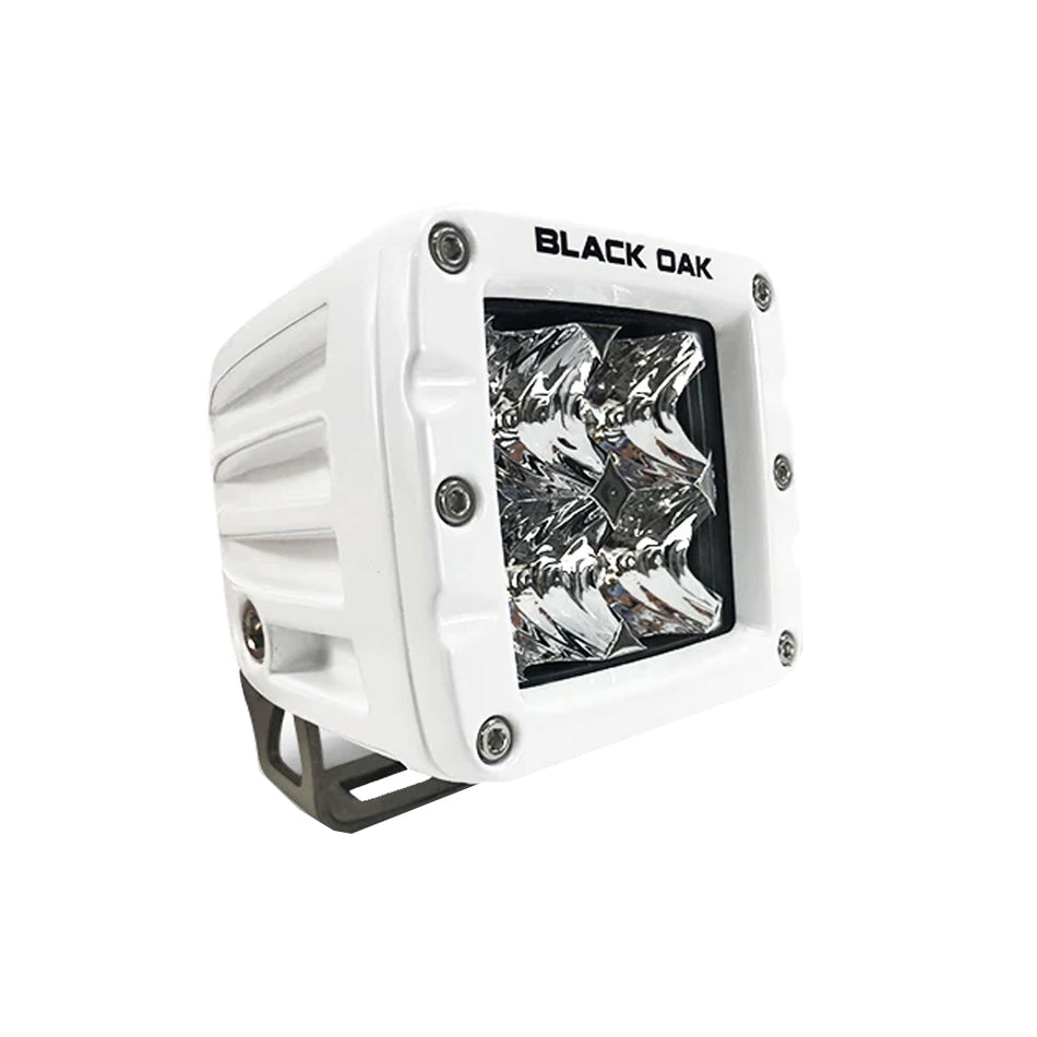 Black Oak - Pro Series Flood Pod - 2", IP69, White — Quality Boat Parts