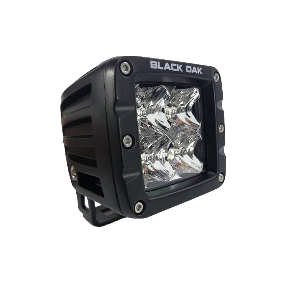 Black Oak - Pro Series Flood Pod - 2", 40W, Black — Quality Boat Parts