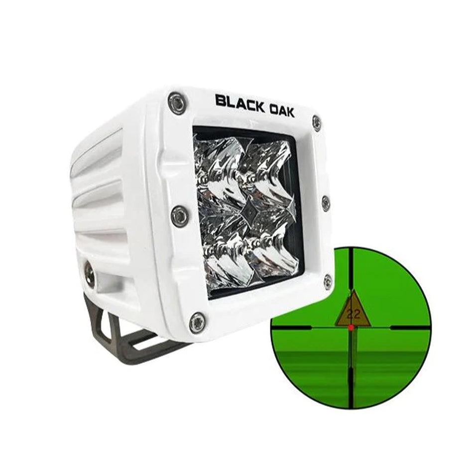 Black Oak - Pro Series Infrared Flood Pod Light - 2", 850nm, 20W, White — Quality Boat Parts