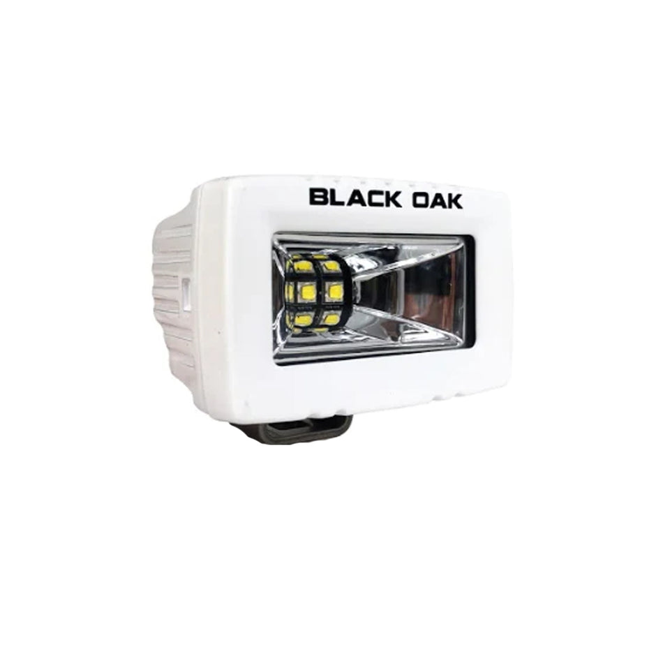 Black Oak - Pro Series Spreader Light Scene - 2", 20W, White — Quality Boat Parts
