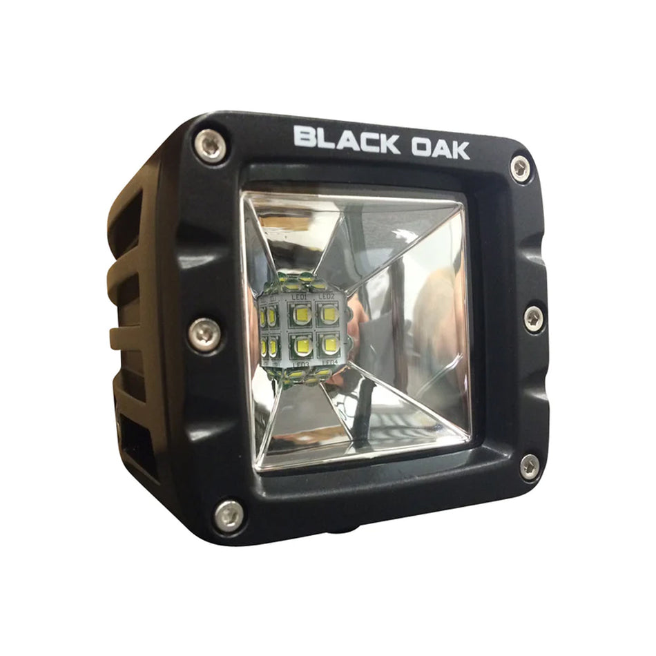 Black Oak - Pro Series Scene Light Pod - 2", 40W, Black — Quality Boat Parts