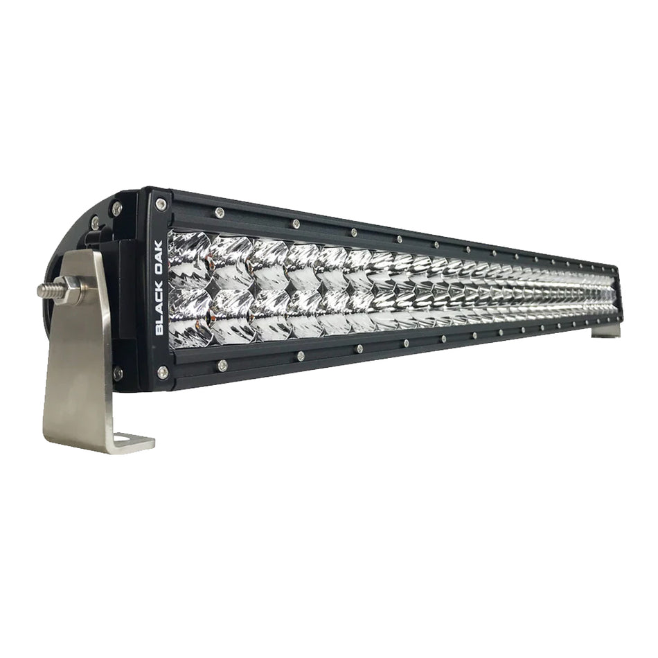 Black Oak - Pro Series Double Row Combo Light Bar - 30", 300W, Black — Quality Boat Parts