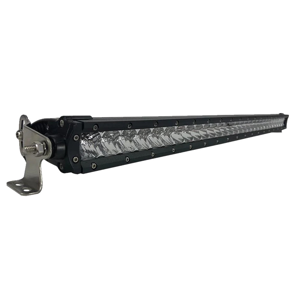 Black Oak - Pro Series Single Row Combo Light Bar - 30", 150W, IP69, Black — Quality Boat Parts
