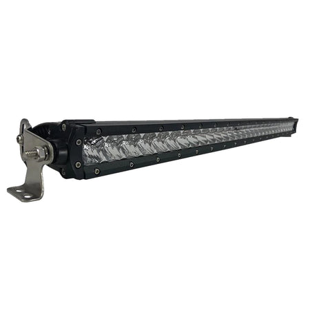 Black Oak - Pro Series Single Row Combo Light Bar - 30", 150W, IP69, Black — Quality Boat Parts