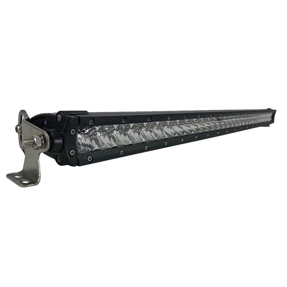Black Oak - Pro Series Single Row Combo Light Bar - 30", 150W, IP69, Black — Quality Boat Parts