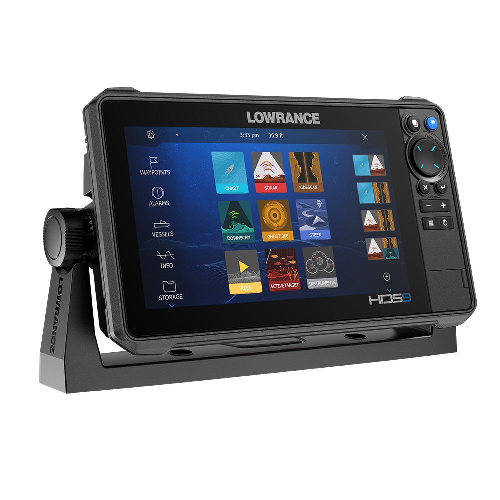 Lowrance - HDS PRO 9 - with Preloaded C-MAP DISCOVER OnBoard, No Transducer — Quality Boat Parts