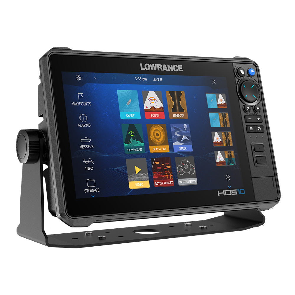Lowrance - HDS PRO 10 - with Preloaded C-MAP DISCOVER OnBoard & Active Imaging HD Transducer — Quality Boat Parts