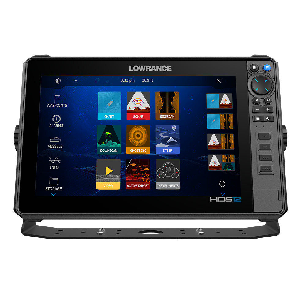 Lowrance - HDS PRO 12 - with Preloaded C-MAP DISCOVER OnBoard, No Transducer — Quality Boat Parts