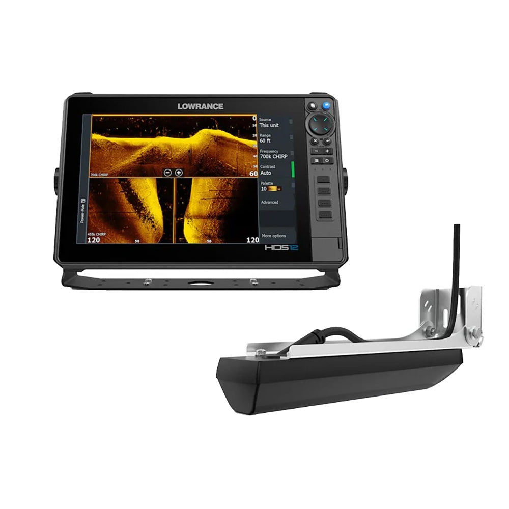 Lowrance - HDS PRO 12 - with Preloaded C-MAP DISCOVER OnBoard & Active Imaging HD Transducer — Quality Boat Parts