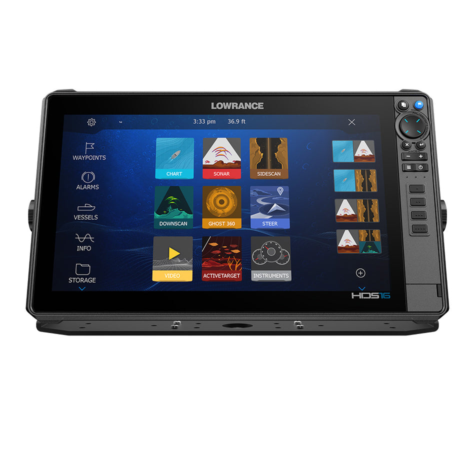Lowrance - HDS PRO 16 - with Preloaded C-MAP DISCOVER OnBoard, No Transducer — Quality Boat Parts