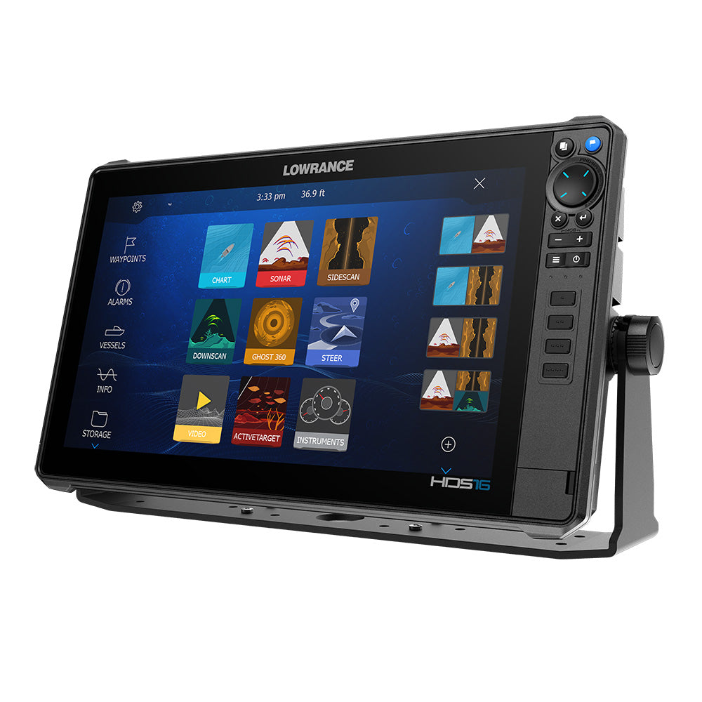 Lowrance - HDS PRO 16 - with Preloaded C-MAP DISCOVER OnBoard, No Transducer — Quality Boat Parts