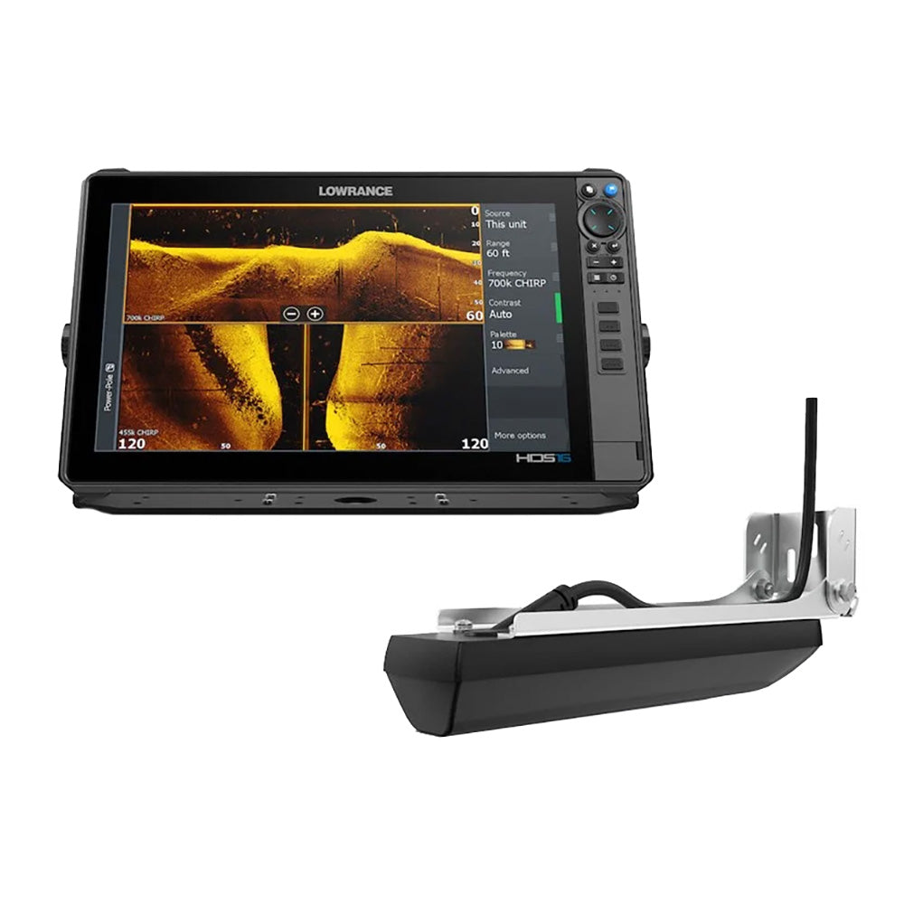 Lowrance - HDS PRO 16 - with Preloaded C-MAP DISCOVER OnBoard & Active Imaging HD Transducer — Quality Boat Parts
